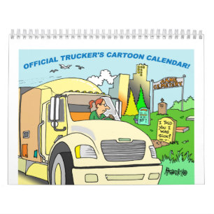 CALENDRIER DE CAMIONNAGE DE BANDE DESSINÉE