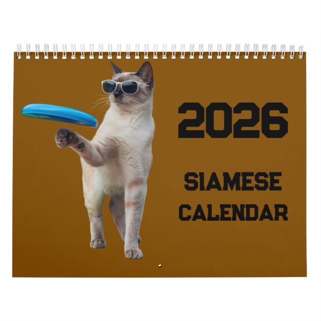 Calendrier de chat siamois (Protection)