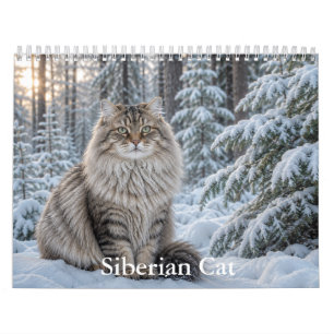 Calendrier de chat sibérien