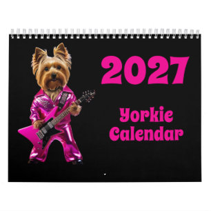 Calendrier de chien Yorkie 2027