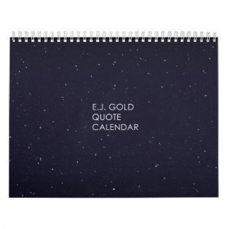 Calendrier de citations E.J. Gold