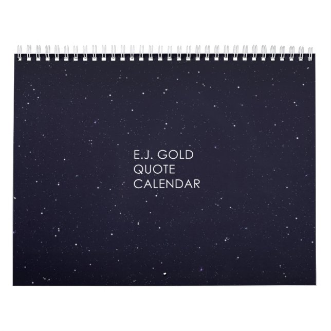 Calendrier de citations E.J. Gold (Protection)