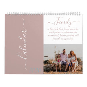 Calendrier de citations familiales 2026