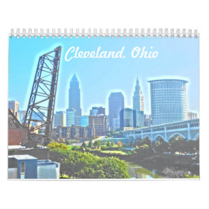 Calendrier de Cleveland Ohio de points de repère
