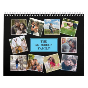 Calendrier de collage photo personnalisé