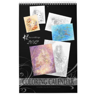 Calendrier de coloration d'imaginaire