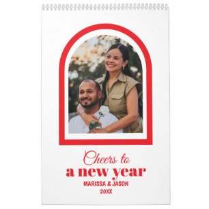 Calendrier de couple photo moderne et magnifique 2