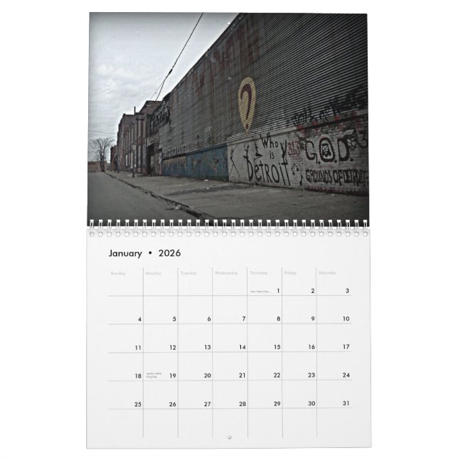 Calendrier de Detroit 2014 (Jan 2026)