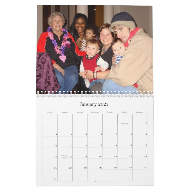 calendrier de famille (Jan 2027)