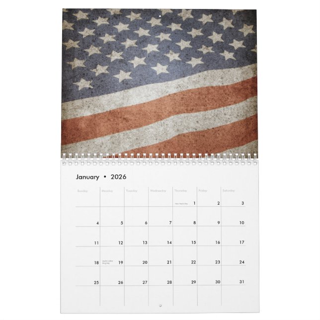 Calendrier de fierté de 2015 Américains (Jan 2026)