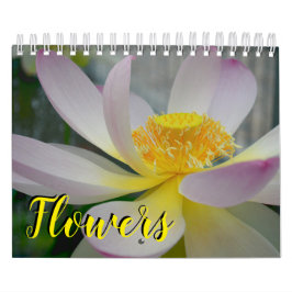 calendrier de fleur de 18 mois