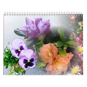 calendrier de fleurs de jardin