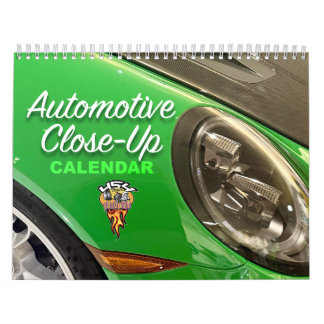 Calendrier de gros plan automobile
