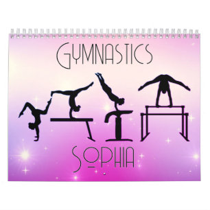 Calendrier de gymnastique Pink Purple Ombre