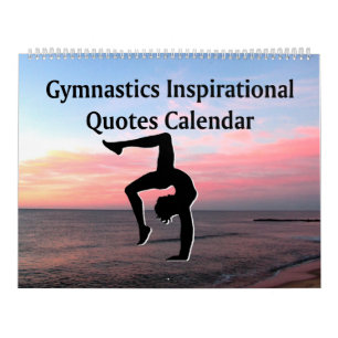 CALENDRIER DE GYMNASTIQUES AMOUREUSEMENT INSPIRANT
