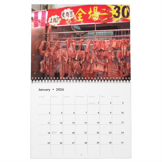 Calendrier de Hong Kong, calendrier Chine de (Jan 2026)