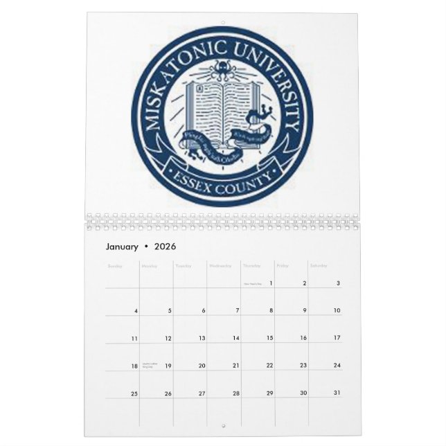 Calendrier de HP Lovecraft (Jan 2026)