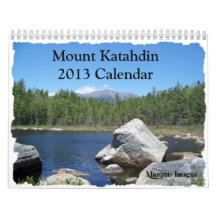 Calendrier de Katahdin 2013 de bâti