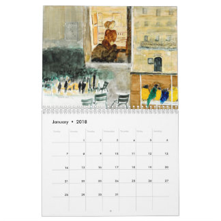 Calendrier de Kay Cassill 2018 - nous aurons