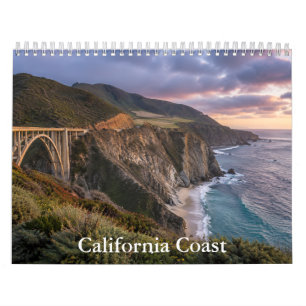Calendrier de la côte californienne 