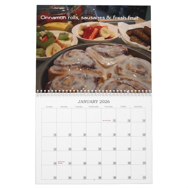 Calendrier de la cuisine 2013 de Katy (Jan 2026)
