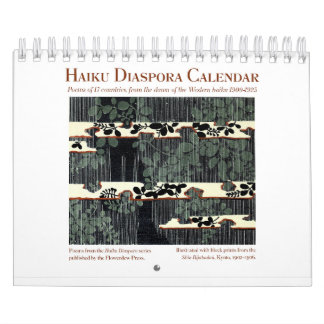 Calendrier de la diaspora haïku 2024