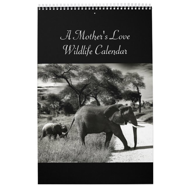 Calendrier de la faune d'amour d'une mère (Protection)