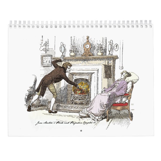 Calendrier de la fierté et des préjugés (Dos)