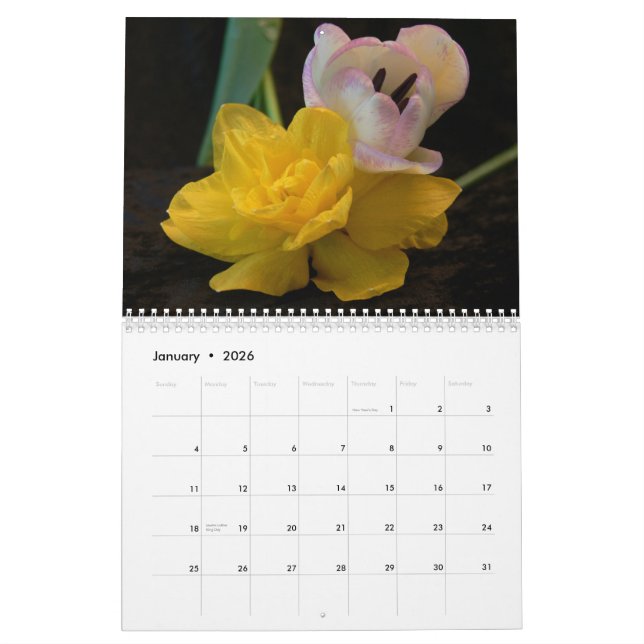 Calendrier de la fleur Portraits-2015 (Jan 2026)