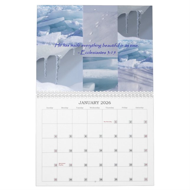 Calendrier de la grâce 2011 de Dieu (Jan 2026)