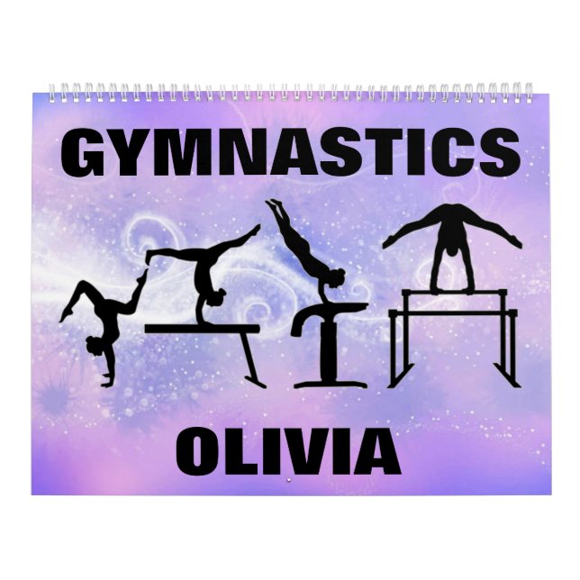 Calendrier de la gymnastique à rotation violette (Protection)