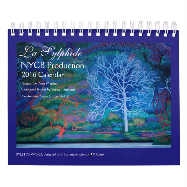 Calendrier de la LA SYLPHIDE 2016 (Protection)