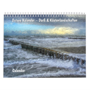 Calendrier de la mer Baltique - Darß et paysages c