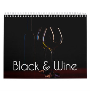 Calendrier de la muraille viticole - Noir et vin
