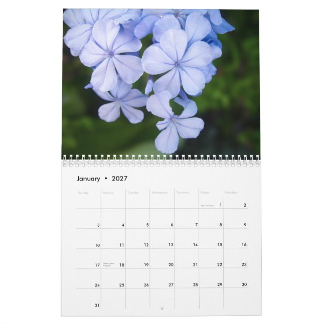 Calendrier de la nature (Jan 2027)