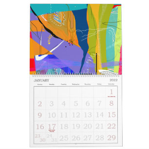 Calendrier de la nature Abstraite