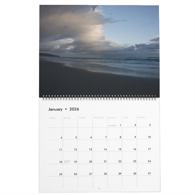 Calendrier de la Nouvelle Zélande 2009 (Jan 2026)