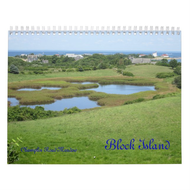 Calendrier de la photographie de Block Island (Protection)