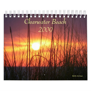 Calendrier de la plage 2009 de Clearwater
