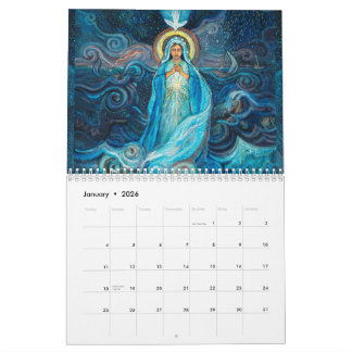 Calendrier de la Sainte Mère Marie d'images cathol