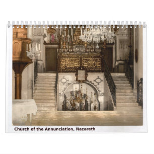 Calendrier de la Terre Sainte 12 mois - Photograph