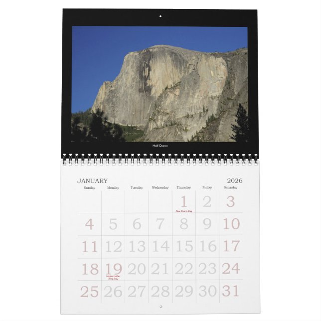 Calendrier de la traînée 2011 de John Muir (Jan 2026)