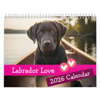 Calendrier de l'amour Labrador