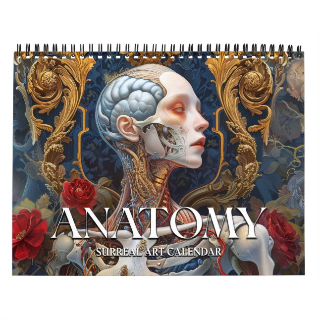 Calendrier de l'anatomie 3 de l'art surréel 2026 (Protection)