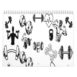 Calendrier de l'année de force Veiny Dumbbell Grip