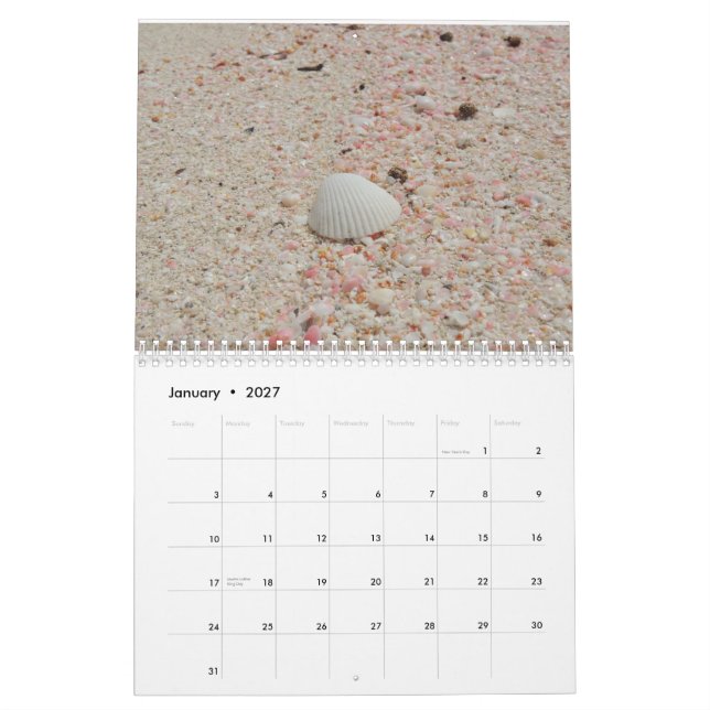 Calendrier de l'Antigua et du Barbuda (Jan 2027)