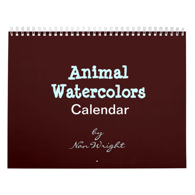 Calendrier de l'aquarelle animale (Protection)