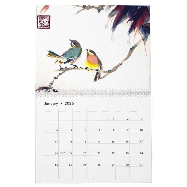 Calendrier de l'art 2012 du DA Kine (Jan 2026)