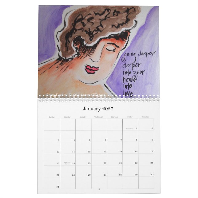 Calendrier de l'art 2015 d'Annette Wagner (Jan 2027)