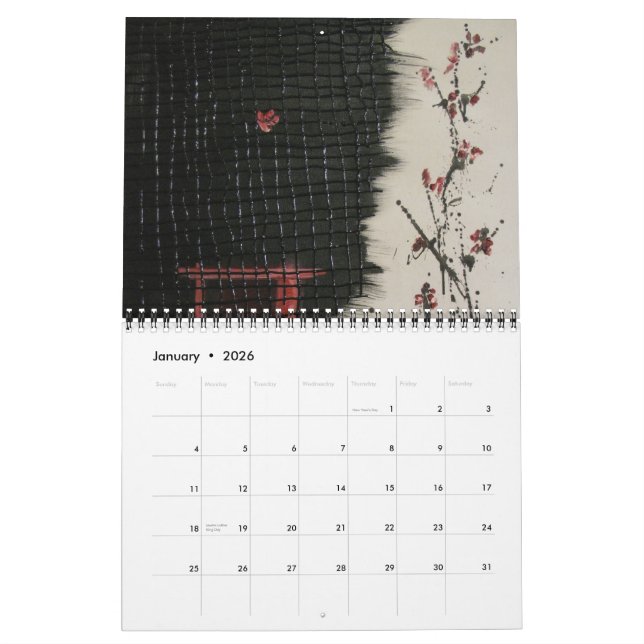 Calendrier de l'art contemporain 2012 (Jan 2026)